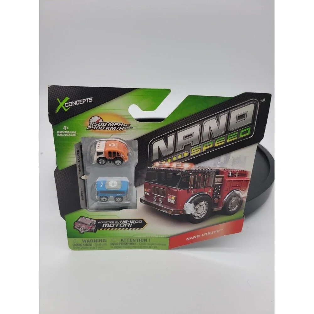 NANO SPEED - NANO Trash Talker and Hopper  - 2 PACK - SPIN MASTER New